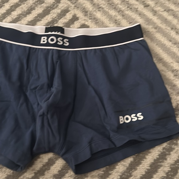 Boss Men’s Trunk, Blue, Lg - Picture 2 of 4